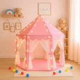 Castle Shaped Cute Princess Tent House – Royal Play Castle for Kids 👑🏰✨
