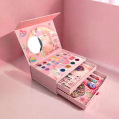 Complete Makeup Layers Cosmetics Box – Multi Layer Beauty Case Set 💄✨🎀
