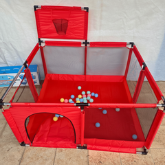 Durable Premium Play Tent with 30 Ball Pit & Metal Rods – Portable Playhouse Adventure Set 🏕️🎪✨