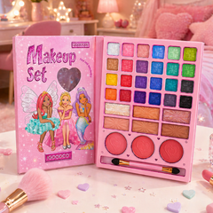 Princess Makeup Book Kit β Kids Foldable Eyeshadow Palette with Mirror ππ