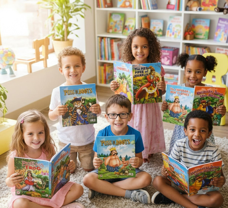 Kids Learning & Moral Story Books Collection (10 Books)