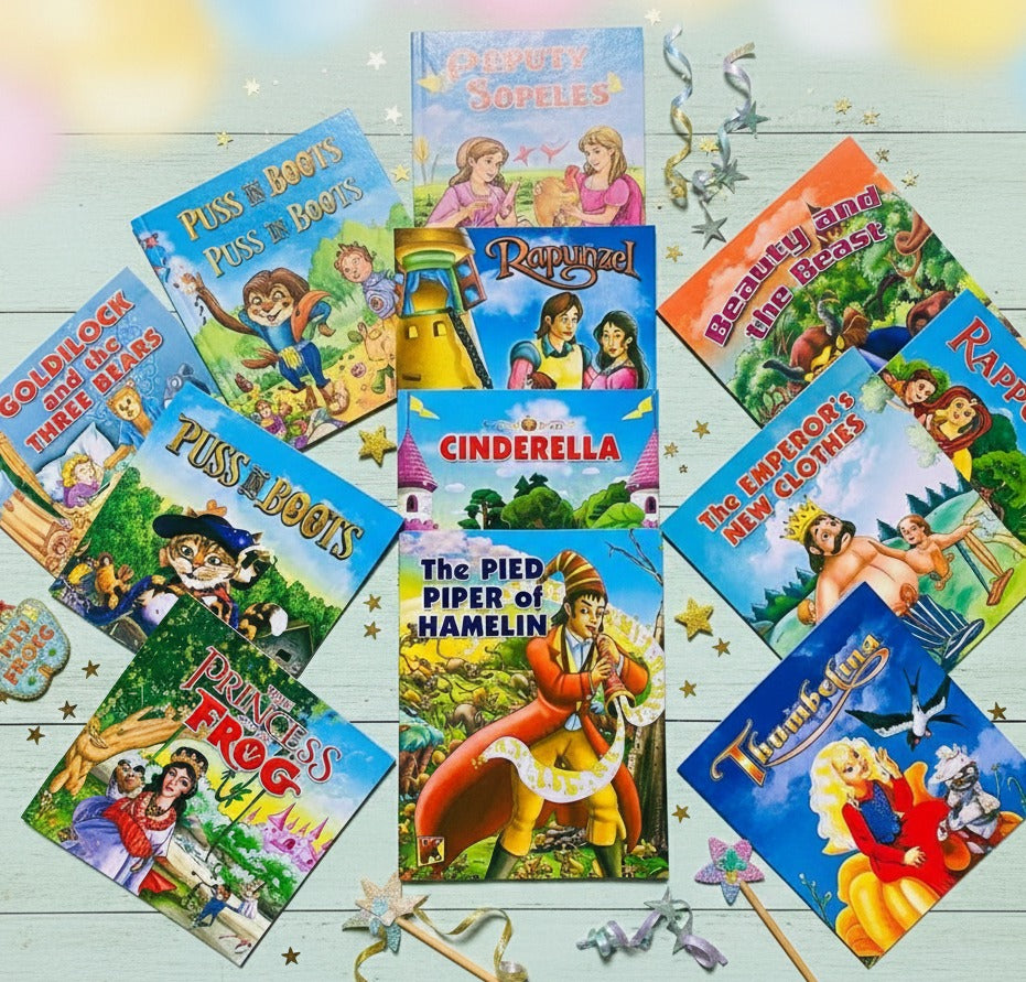 Kids Learning & Moral Story Books Collection (10 Books)