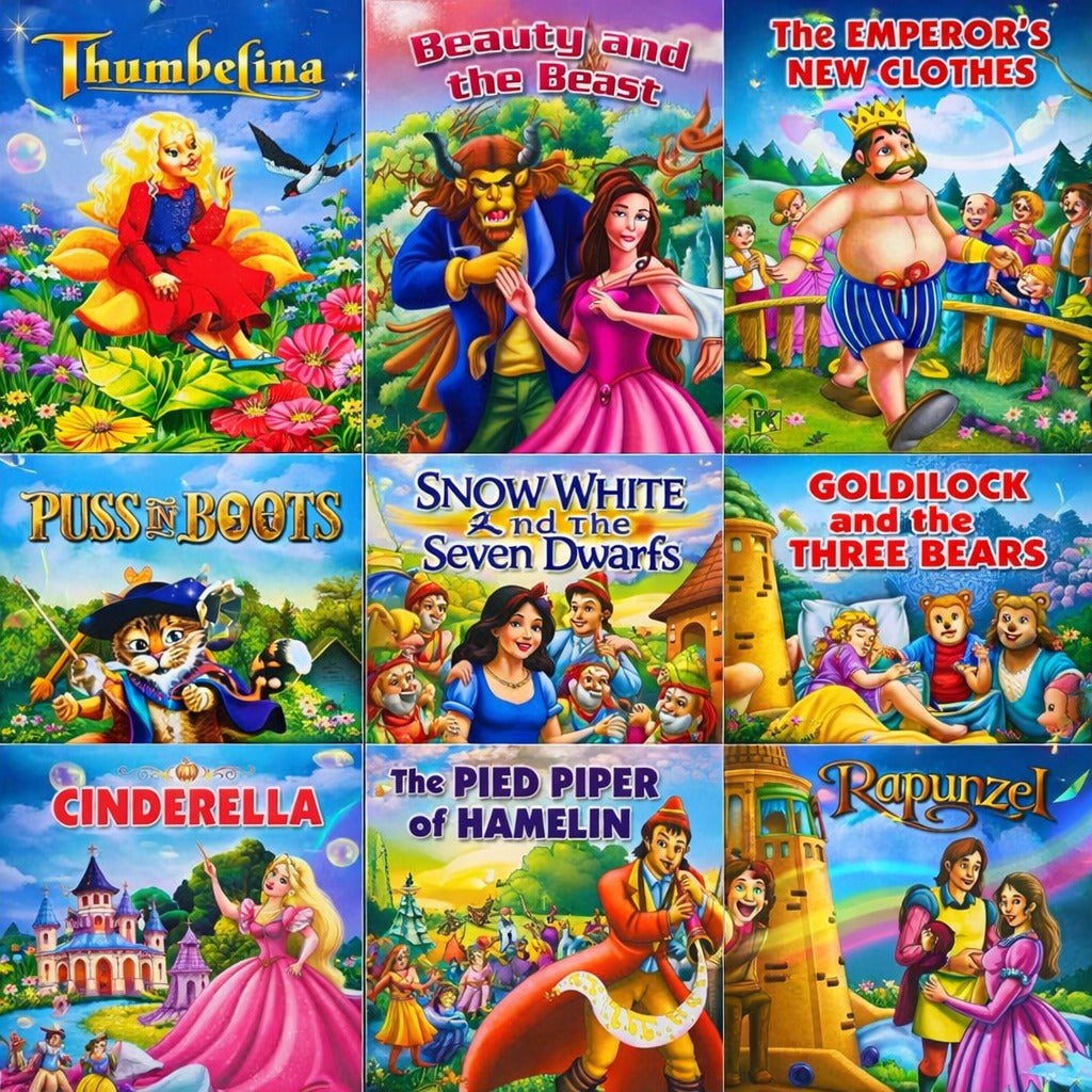 Kids Learning & Moral Story Books Collection (10 Books)