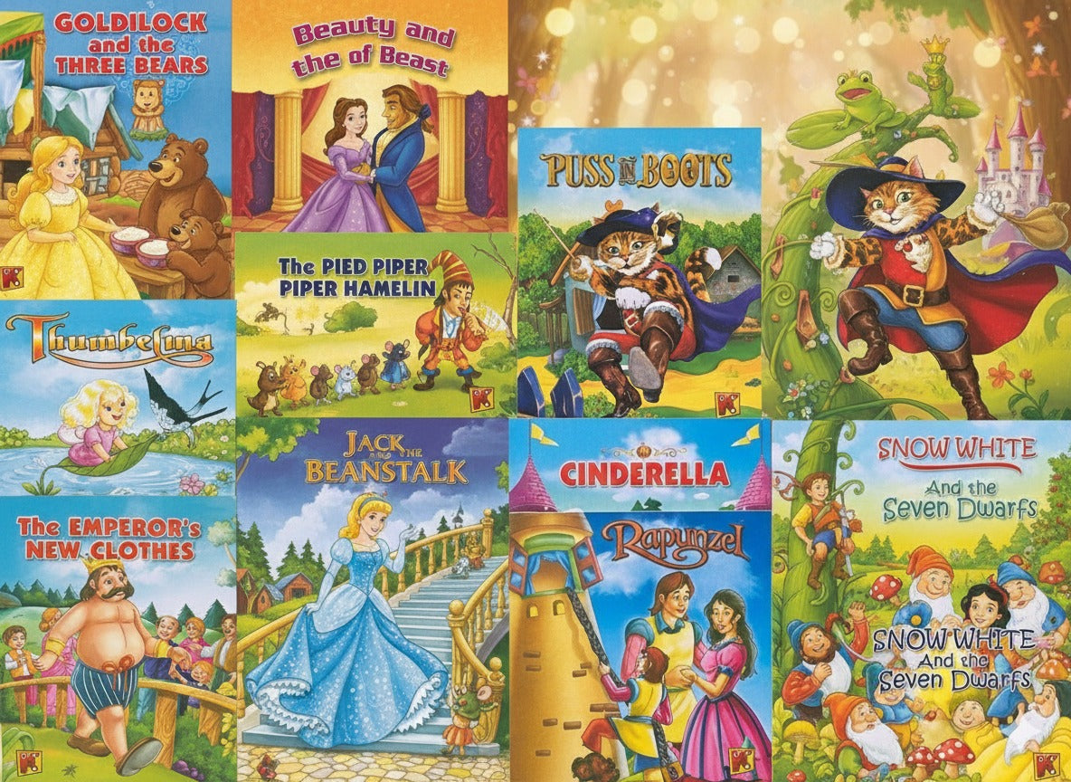 Kids Learning & Moral Story Books Collection (10 Books)