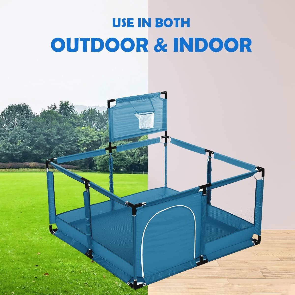 Durable Premium Play Tent with 30 Ball Pit & Metal Rods – Portable Playhouse Adventure Set 🏕️🎪✨