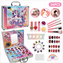 Princess Makeup Beauty Suitcase Set for Girls | 36 Pcs