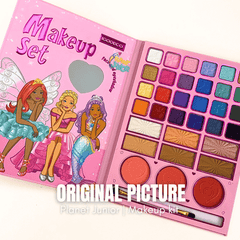 Princess Makeup Book Kit – Kids Foldable Eyeshadow Palette with Mirror 💖👑